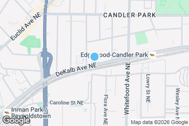 Map image of the property - 1300 DeKalb Ave NE