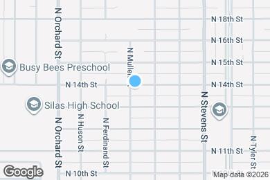 Map image of the property - 1319 N Mullen St