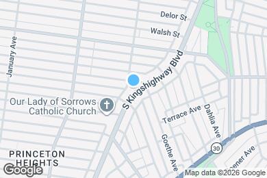 Map image of the property - 5617 S Kingshighway Blvd