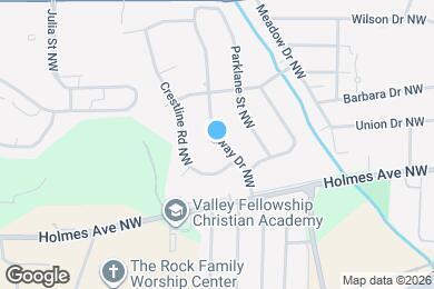 Map image of the property - 907 Fairway Dr NW