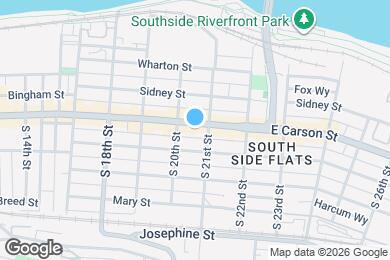 Map image of the property - 2016 E Carson St