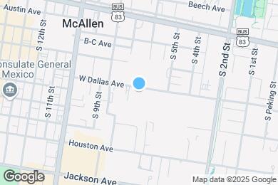 Map image of the property - Dallas Apartments