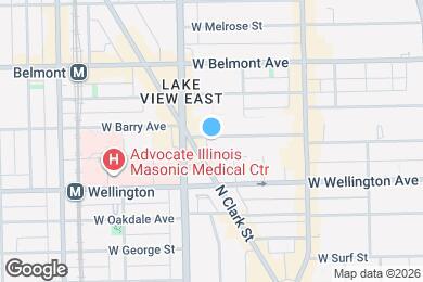 Map image of the property - 731 W Barry Ave