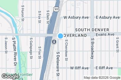 Map image of the property - Evans Station Lofts