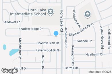 Map image of the property - 4079 Shadow Oaks Dr