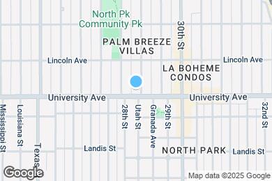 Map image of the property - 2828 University Ave