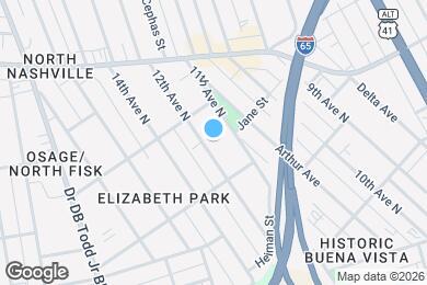 Map image of the property - 1616 12th Ave N