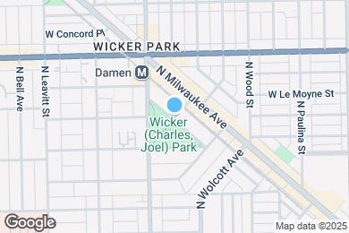 Map image of the property - 1400 N Honore St