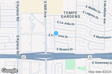 Map image of the property - 105 E Hermosa Dr