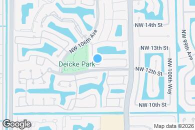 Map image of the property - 10461 NW 12th Ct