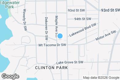 Map image of the property - 9523 Maple Ave SW