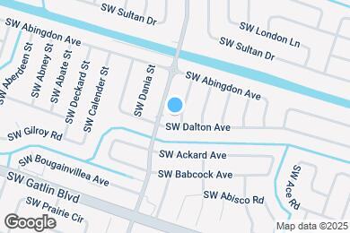 Map image of the property - 2586 SW Dawn St