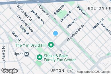Map image of the property - 1702 Madison Ave
