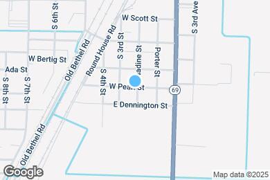 Map image of the property - 200 W Pearl St