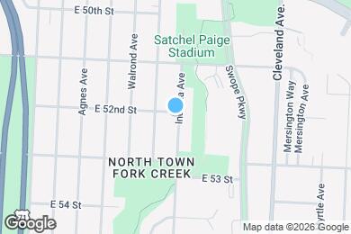 Map image of the property - 3315 E 52nd St
