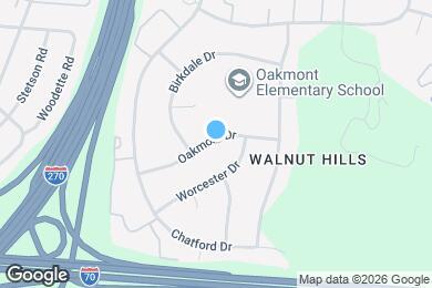 Map image of the property - 5621 Oakmont Dr