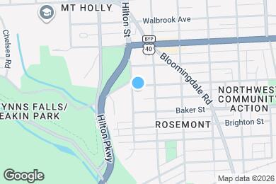 Map image of the property - 1633 N Hilton St