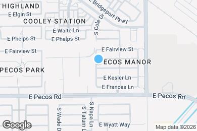 Map image of the property - 3806 E Geronimo St