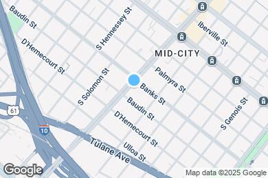 Map image of the property - 4426 S Carrollton Ave