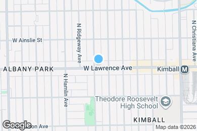 Map image of the property - 3652 W Lawrence Ave