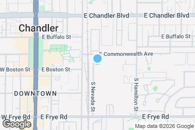 Map image of the property - 333 E Commonwealth Ave