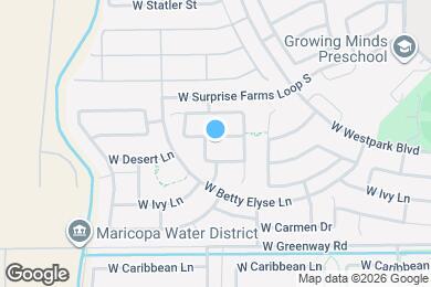 Map image of the property - 18295 W Saguaro Ln