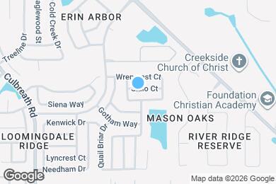 Map image of the property - 2607 Shilo Ct