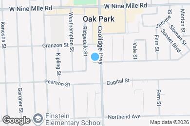Map image of the property - 21865 Coolidge Highway