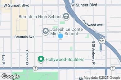 Map image of the property - 5757 La Mirada Ave