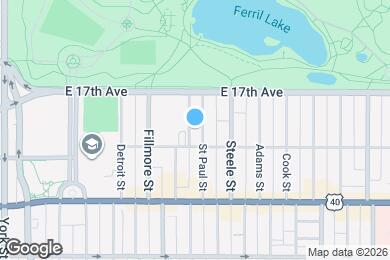 Map image of the property - 1623 Saint Paul St