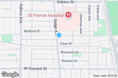 Map image of the property - 243 Ridge Ave