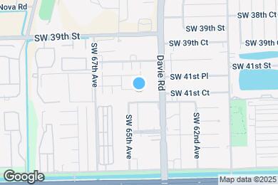 Map image of the property - 6500 SW 41st Ct