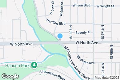 Map image of the property - 2310 N Menomonee River Pkwy