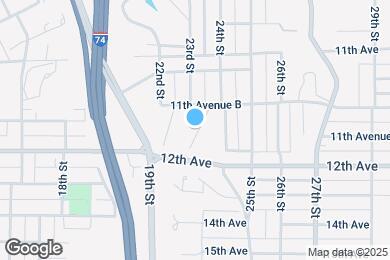Map image of the property - 1181 23rd St