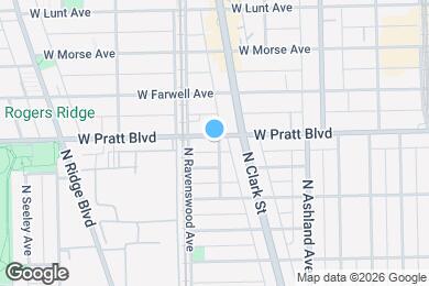Map image of the property - 6754 N Hermitage Ave