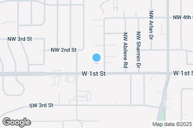 Map image of the property - 110 NW College Ave