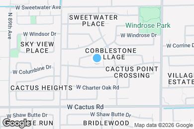 Map image of the property - 8538 W Columbine Dr