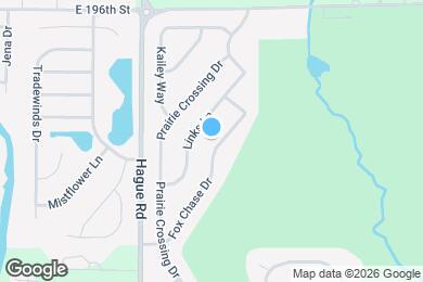 Map image of the property - 19307 Fox Chase Dr