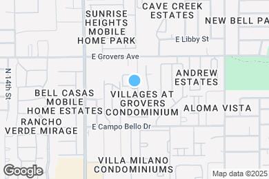 Map image of the property - 17610 N 17th Pl