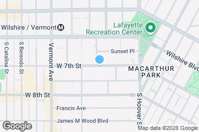 Map image of the property - 3190 W 7th St