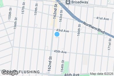 Map image of the property - 43-28 163rd St
