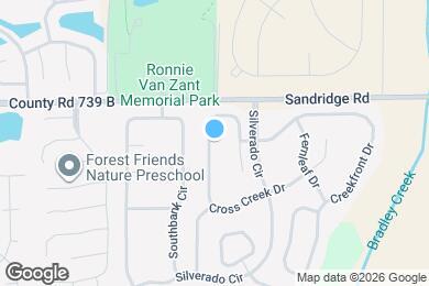 Map image of the property - 2707 Creek Ridge Dr