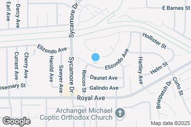 Map image of the property - 2615 Elizondo Ave