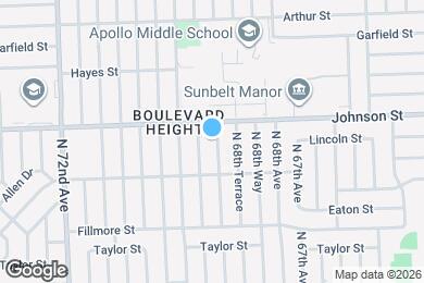 Map image of the property - 810 N 69th Ave