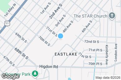 Map image of the property - 7033 4th Ave S