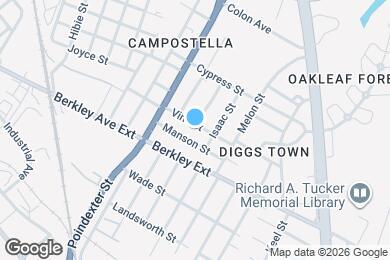 Map image of the property - 1529 Vine St