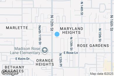 Map image of the property - 6249 N 12th St
