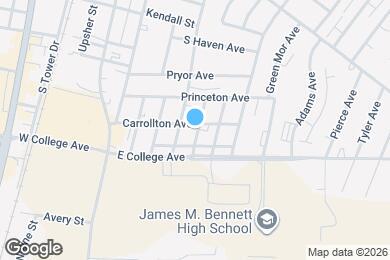 Map image of the property - 306 Carrollton Ave