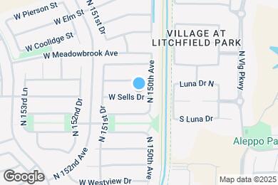 Map image of the property - 15046 W Sells Dr