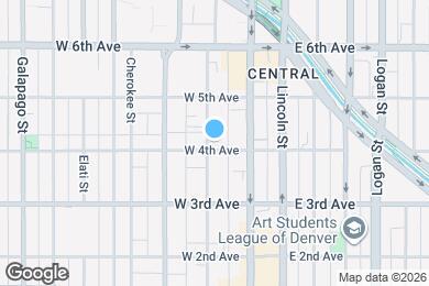 Map image of the property - 410 Acoma St